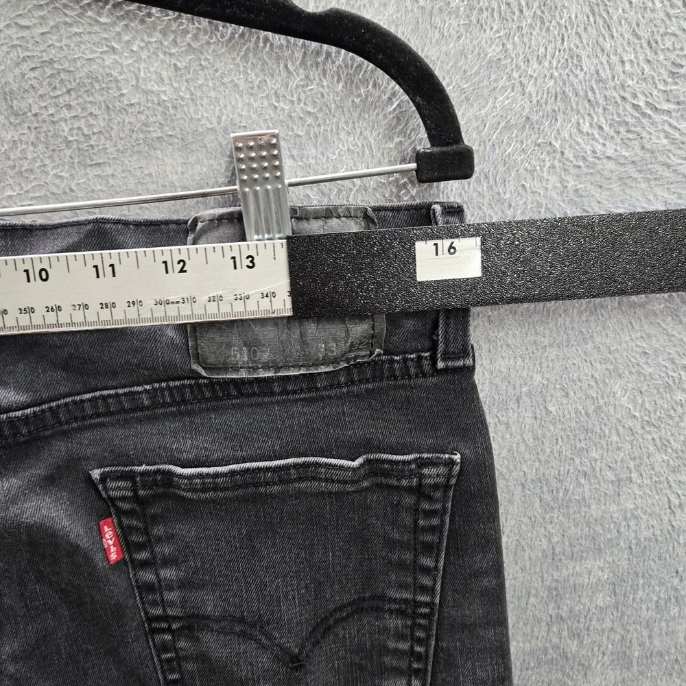 Levi's 510 Men Jeans 33X32 Black Denim Skinny 29